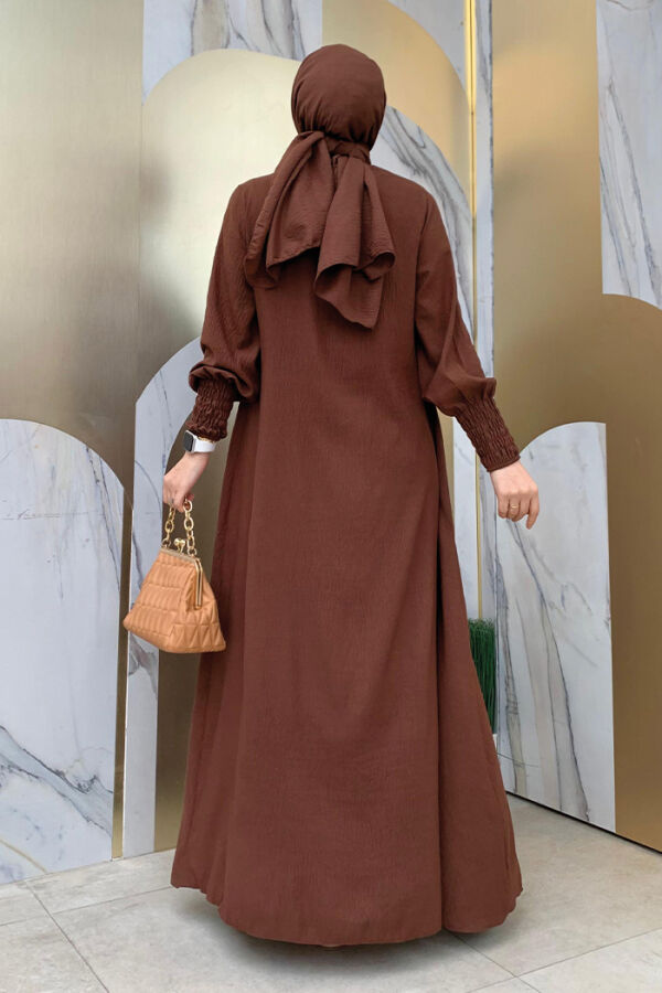 Shawl Dress Abaya Suit 3883