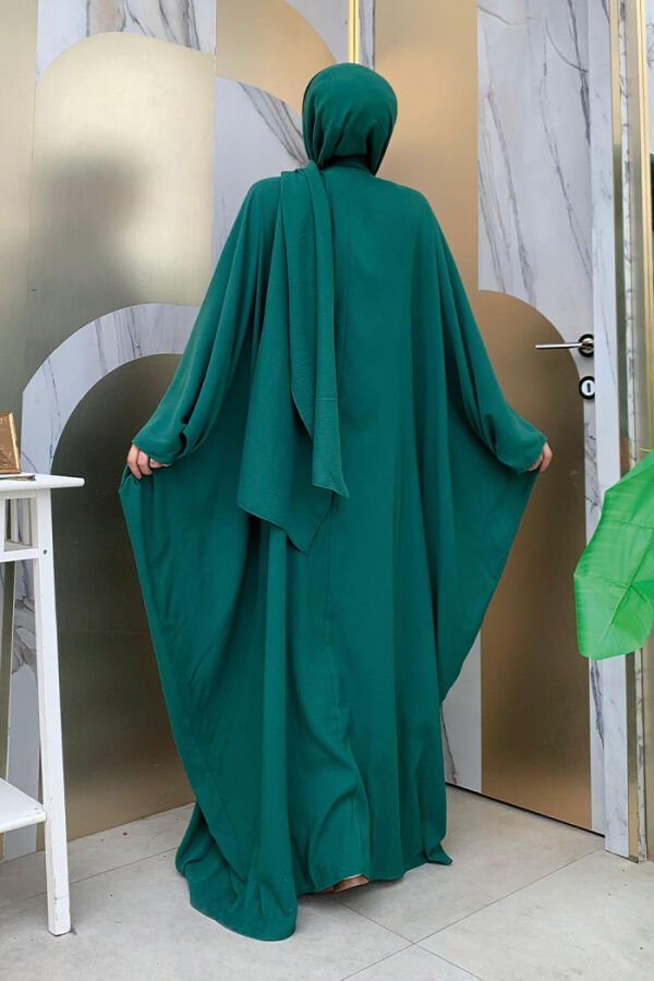 Jumpsuit and Abaya Two Piece Set with Shawl 8519