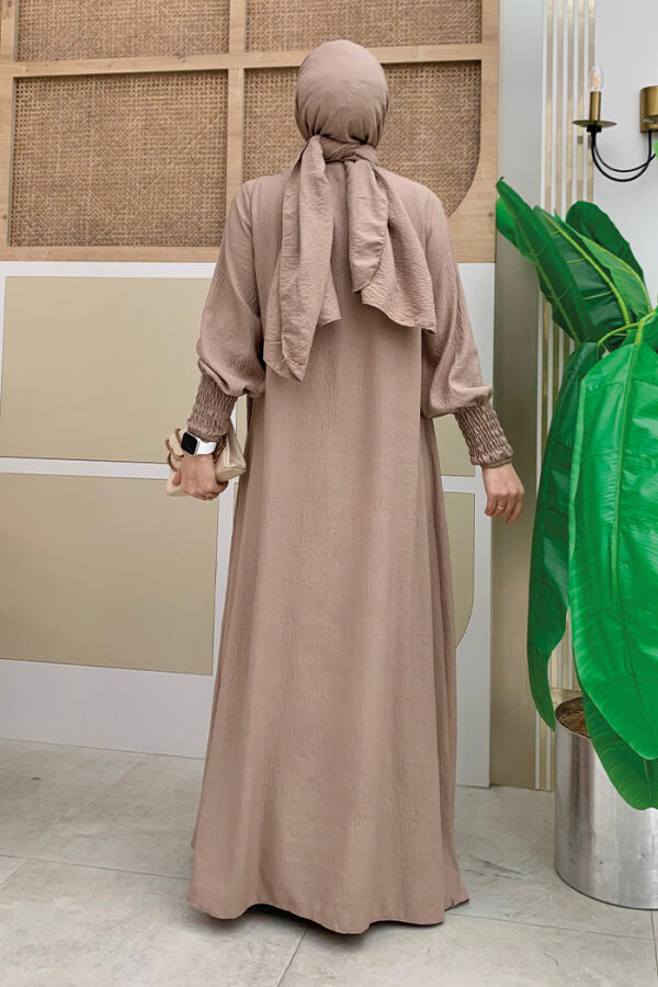 Shawl Dress Abaya Suit 3883